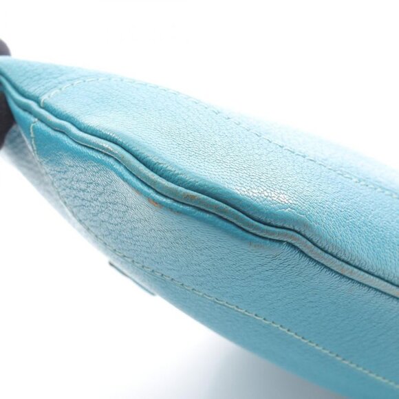 Hermes Shoulder Bag Trim 24 Turquoise Leather Trim 24 - Picture 6 of 10